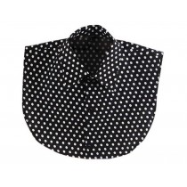 Fashion Item/ Black & White Dots Detachable Shirt False Collar