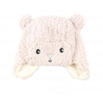 Boys Girls Winter Plush Hat Toddler Cute Windproof Cap, Light pink