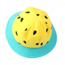 Boys Girls Summer Sun Protection Hat Kids Watermelon Fisherman Hat, Yellow