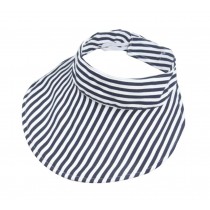 Kids Summer Sun Protection Empty Top Hat Fold-able Hat, Stripe