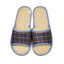 Linen Grass Spring And Summer Home Men's Cotton Slippers/Hotel Slippers
