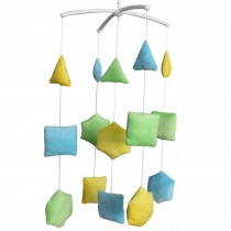Baby Crib Rotatable Bed Bell Colorful Baby Toys [Geometric Figure]