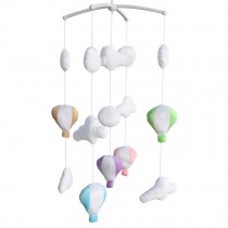 Baby Crib Rotatable Bed Bell Colorful Baby Toys [Hot-air Ballon]