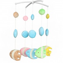 Baby Crib Rotatable Bed Bell Colorful Baby Toys [Swimming Fish]
