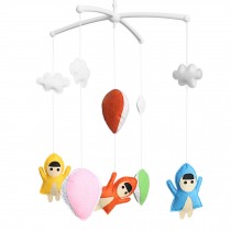 Baby Crib Rotatable Bed Bell Colorful Baby Toys [Angel]