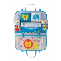 Cute Animal Canvas Baby Stroller Bag Diaper Bag Stroller Bed Organizer