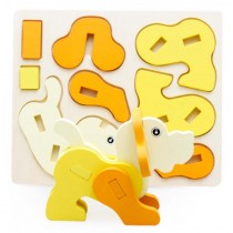 Puppy Disassembly Wood Puzzle Dimensional Puzzle(3-6 Years)