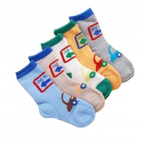 Breathable Kids Socks for Boys/Girls 5 Pairs Cotton