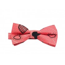 Durable Clothing Ornament Kids Dacron Bow Tie Red