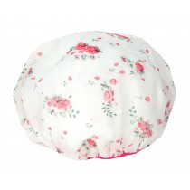 Fashion Design Beautiful Flowers Reusable Shower cap