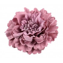 Pink Peony Hair Flowers Girls Brooch Pins for Bridal Party