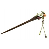 Dangle Kanzashi Hair Pin Stick Hair Ornaments Decor Accessories