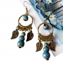 Bohemian Style Earrings Retro Earrings for Women and Girls 3 Pairs, Blue