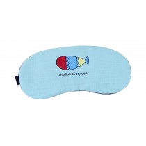 Noon Naps Eye Masks Lovely Cloth Eyeshade Travel Masks Blue Fish