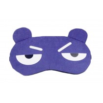 Funny Blue Expression Eye Sleep Mask for Travelers