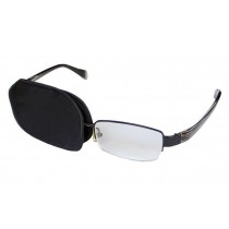 Silk Eye Patches for Glasses to Treat Lazy Eye - Black