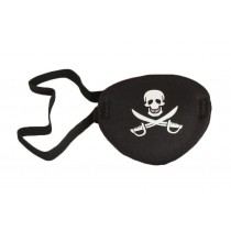 Mutispandex Material Pirate Eye Patch for Adult - Black