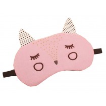Pink Fox Sleeping Eye Mask for Travelling, Meditation