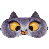 Eccentric Cat Expression Sleeping Eye Mask Eye Cover Sleep Goggles