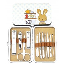 Cute Rabbit Toenail Clipper Manicure Set Nail Clipper Set/ 10 in 1