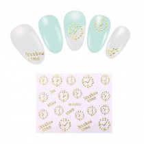 Self-adhesive Nail Stickers Decals Nail Art Stickers 5 Sheets