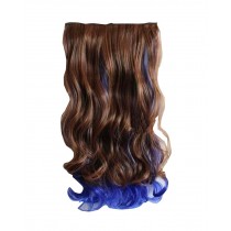 Durable Women Long Curly Wave Hair Extension Clip on/in Hair Wig