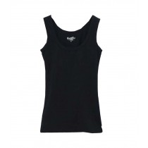 Breathable Cotton Women Summer Camisole Baselayer Vest Black