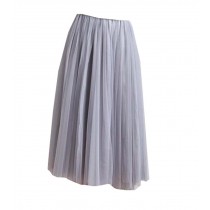 Beautiful Grey Lace Skirt Women Skirt Beach Dress