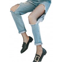 [Small Hole] Set of 3 Women's Lace Tight Stretchy High Waist Fishnet Stockings Pantyhose