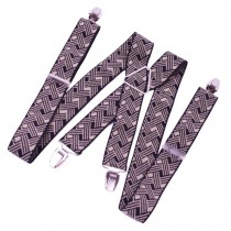 Adjustable X-Back Clip Suspenders for Men