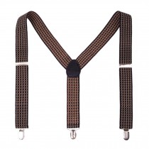Adjustable Strap Y-Back Suspenders with Clip