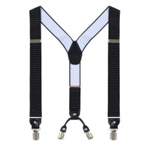 Clip Pant Braces Elastic Adjustable Suspenders