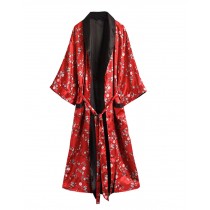 Women's Spring Summer Home Bathrobe/Spa Robe/Kimono Skirt