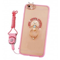 Shinny Phone Case for Iphone 6 Plus / 6S Plus with Hanging Rope