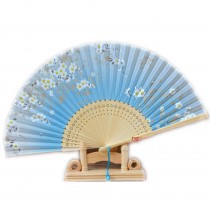 Japanese retro style hand-held folding silk fan B