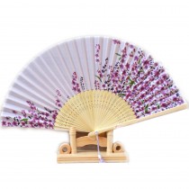 Japanese retro style hand-held folding silk fan
