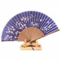 Japanese retro style hand-held folding silk fan