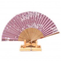Japanese style and wind style hand-held folding Chinese style silk fan