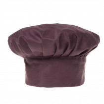 Chef Hat Adult Adjustable Elastic Baker Kitchen Cooking Chef Cap 2 Pcs, Brown
