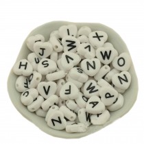 Acrylic Letter A-Z Beads for DIY Ornaments by Hand