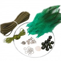 2 Pcs DIY Dream Catcher Craft Kit Meaningful Christmas Gifts by Hand - Green
