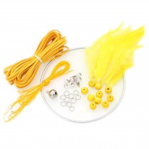 DIY Dream Catcher Craft Kit Meaningful Christmas Gifts by Hand - Yellow