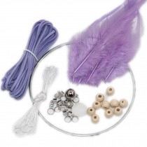 Set of 2 DIY Dream Catcher Craft Kit Meaningful Christmas Gifts - Purple