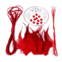 DIY Dream Catcher Craft Kit Handmade Meaningful Christmas Gifts - Red