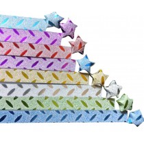 DIY Glitter Bling 160 Sheets Stars Folding Paper