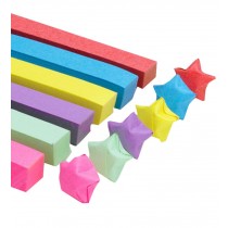 1314 Sheets Solid Color Origami Folding Star Paper - 6 Colors