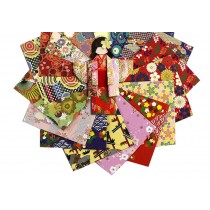 12.8x12.8 cm Japanese Style Folding Origami Papers for Kids & Adults 144 Pieces