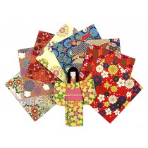For Art Projects Origami Paper Pack of 72 Pieces - 14.5x14.5 cm - Japanese Style