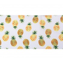 100*143 cm Artificial Cotton Fabric for DIY Clothes for Baby, Pineapple