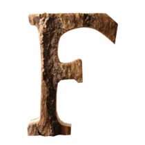 Wooden Letter 'F' Hanging Sign Retro Soft Decoration  wall d??cor